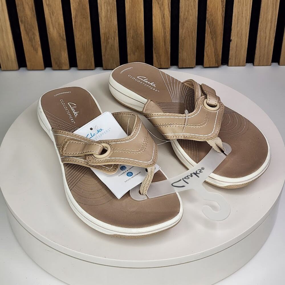 NEW - Clarks Cloudsteppers Breeze Reyna Women’s Sand Flip Flop Sandals Size 6 - Picture 5 of 5